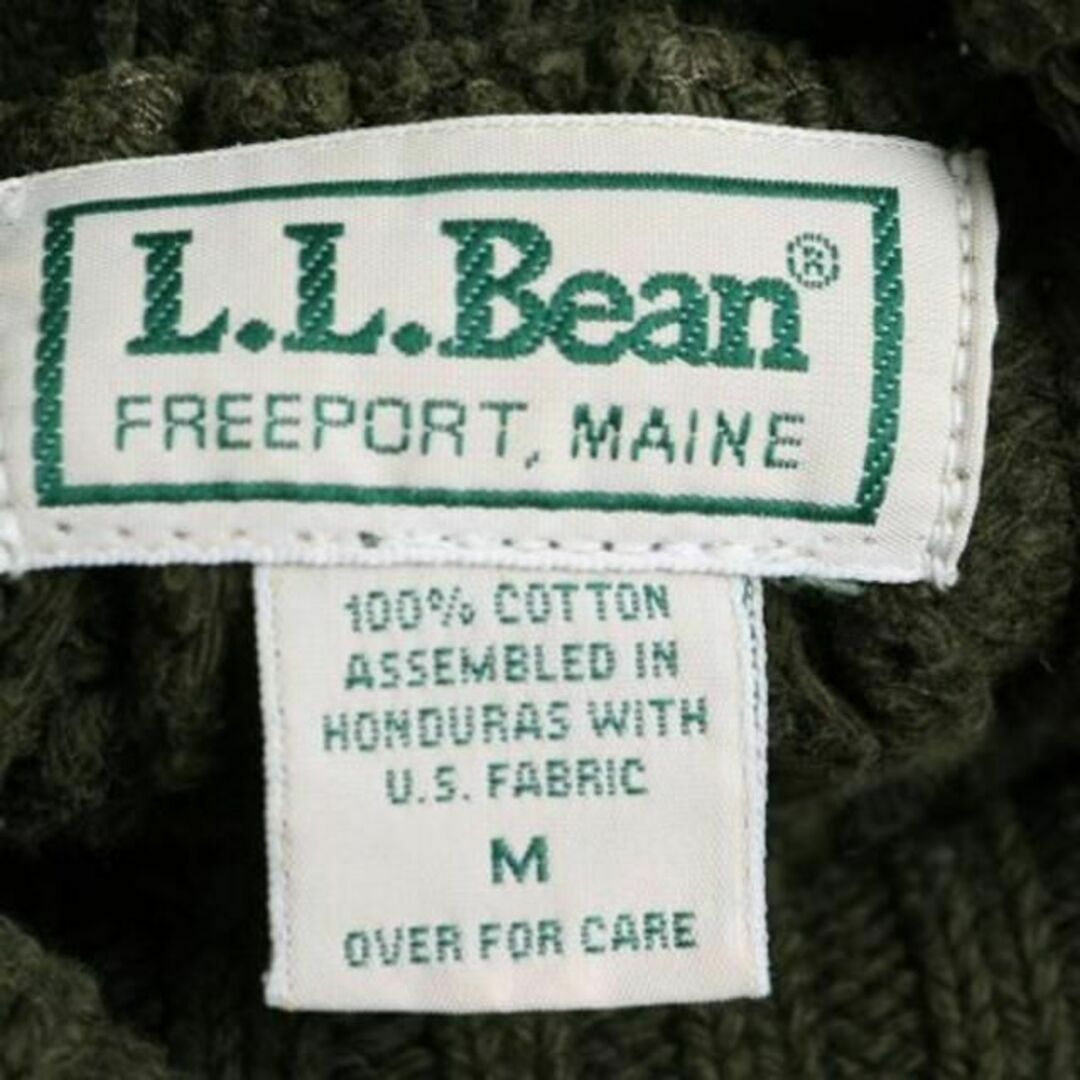 L.L.Bean - 90s エルエルビーン タートルネック コットン ケーブル