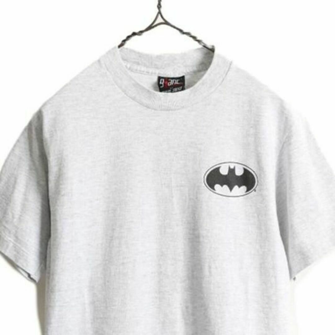 90s USA製 バットマン プリント Tシャツ S 程 灰 GIANT 当時物の 90s USA製 バットマン プリント Tシャツ S 程 灰 GIANT 当時物の