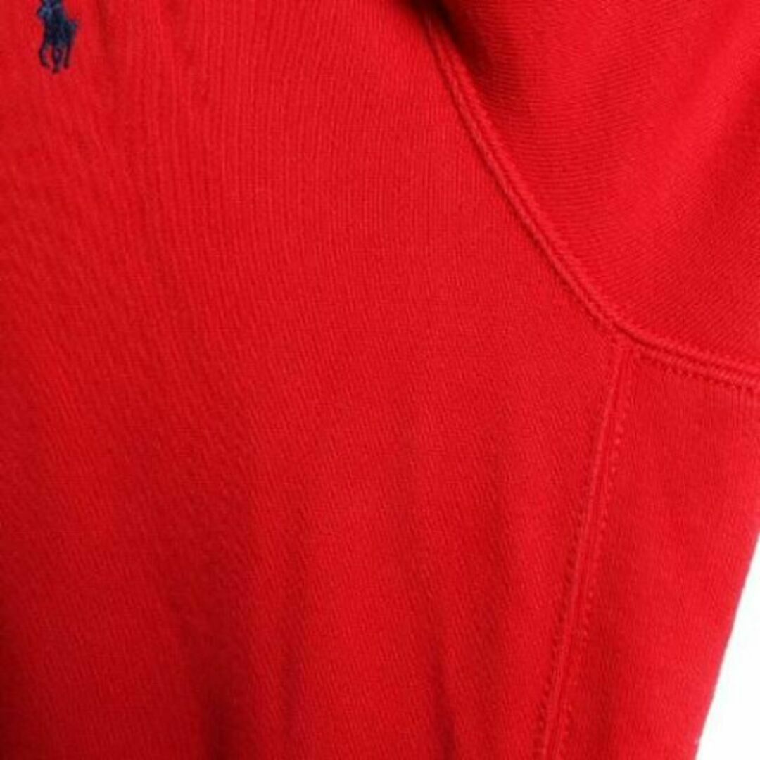 Ralph Lauren(ラルフローレン)のポロ ラルフローレン フルジップ スウェット パーカー 赤 XL ヘビーウェイト メンズのトップス(パーカー)の商品写真