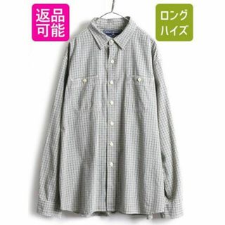 ラルフローレン(Ralph Lauren)の00s ポロスポーツ ラルフローレン チェック 長袖 シャツ XL オールド(シャツ)