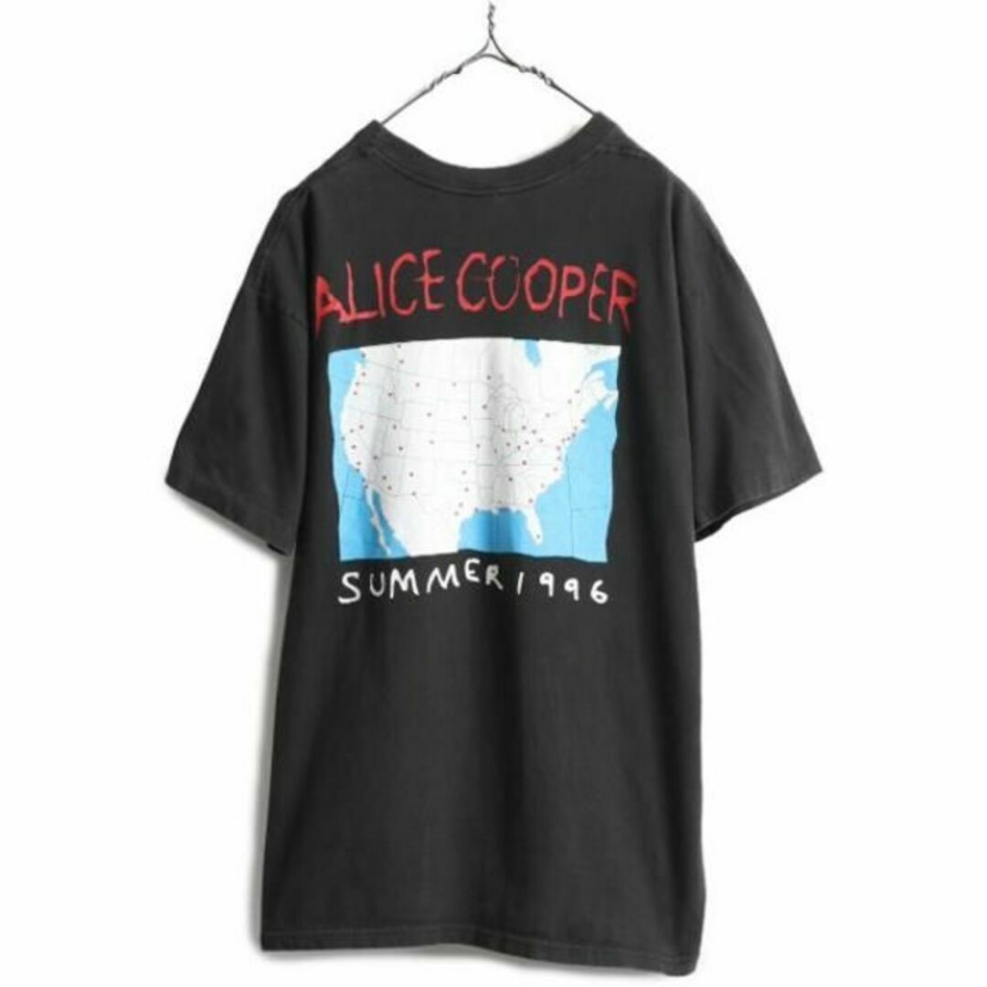 90s アリスクーパー 1996 ツアープリント Tシャツ XL バンド ロック 90s アリスクーパー 1996 ツアープリント Tシャツ XL バンド ロック