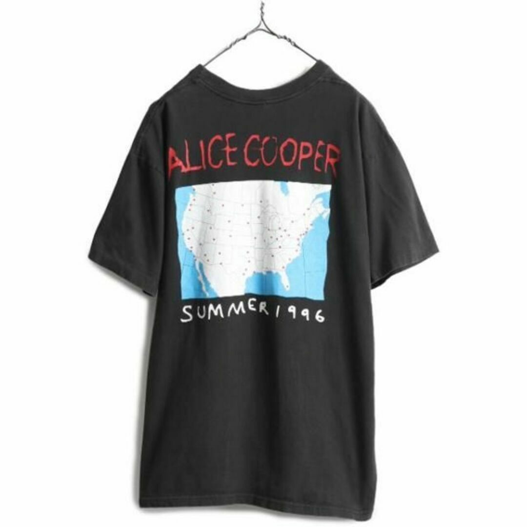 90s アリスクーパー 1996 ツアープリント Tシャツ XL バンド ロック-