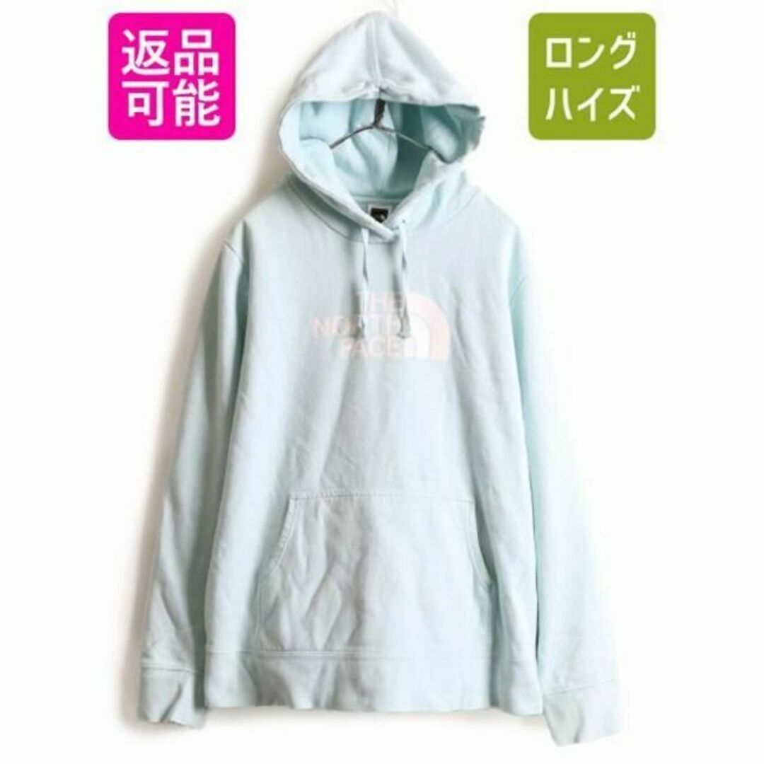 THE NORTH FACE(ザノースフェイス)のノースフェイス ロゴ プリント スウェット パーカー XL アウトドア 裏起毛 レディースのトップス(パーカー)の商品写真