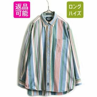 リーバイス(Levi's)の90s オールド ドッカーズ リーバイス ストライプ ボタンダウン シャツ L (シャツ)