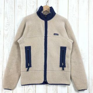 パタゴニア(patagonia)のMENs S  パタゴニア 1994 レトロX Retro-X ファースト 最初期型 PEF ナチュラル×ブルーベリー レトロエックス フリース ジャケット カーディガン PATAGONIA 23050 Natural / Blueberry ベージュ系(その他)