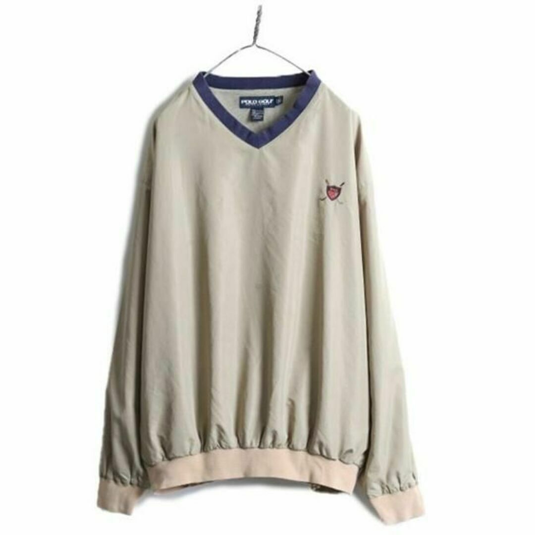 Ralph Lauren(ラルフローレン)の90s ポロ ゴルフ ラルフローレン プルオーバー ナイロン ジャケット XL メンズのジャケット/アウター(ブルゾン)の商品写真