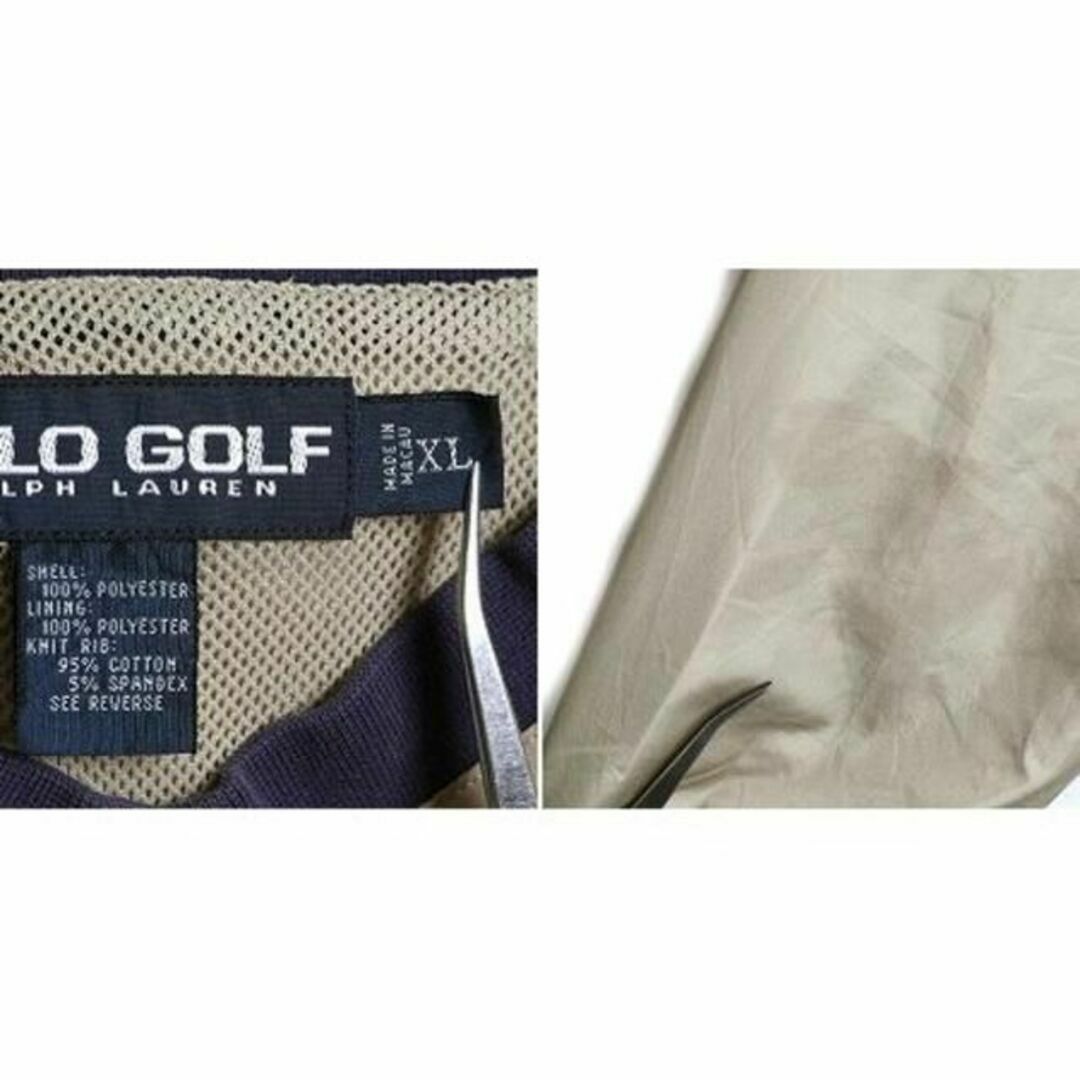 Ralph Lauren(ラルフローレン)の90s ポロ ゴルフ ラルフローレン プルオーバー ナイロン ジャケット XL メンズのジャケット/アウター(ブルゾン)の商品写真