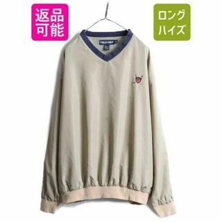 ラルフローレン(Ralph Lauren)の90s ポロ ゴルフ ラルフローレン プルオーバー ナイロン ジャケット XL(ブルゾン)