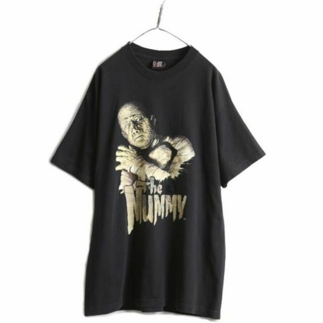 90s The Mummy ミイラ プリント Tシャツ XL 黒 ムービー 映画