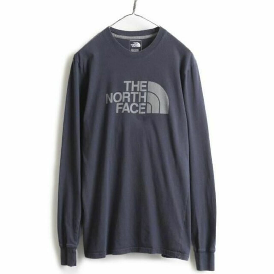 THE NORTH FACE - ノースフェイス ビッグ ロゴ プリント 長袖 Tシャツ