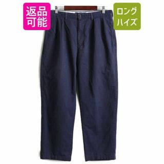 ラルフローレン(Ralph Lauren)の90s オールド ポロ ゴルフ ラルフローレン チノ パンツ 34 30 紺(チノパン)