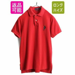 ラルフローレン(Ralph Lauren)のポロベア ポロ ラルフローレン 鹿の子 半袖 ポロシャツ ワンポイント レッド(ポロシャツ)