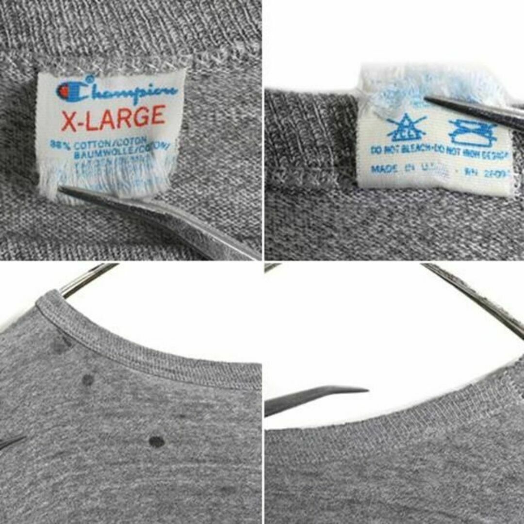 Champion - 80s USA製 チャンピオン 88 12 Tシャツ XL 目無し Champion - 80s USA製 チャンピオン 88 12 Tシャツ XL 目無し