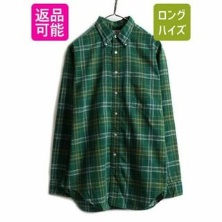 マックレガー(McGREGOR)の60s 70s マクレガー チェック 長袖 ボタンダウン シャツ L ビンテージ(シャツ)