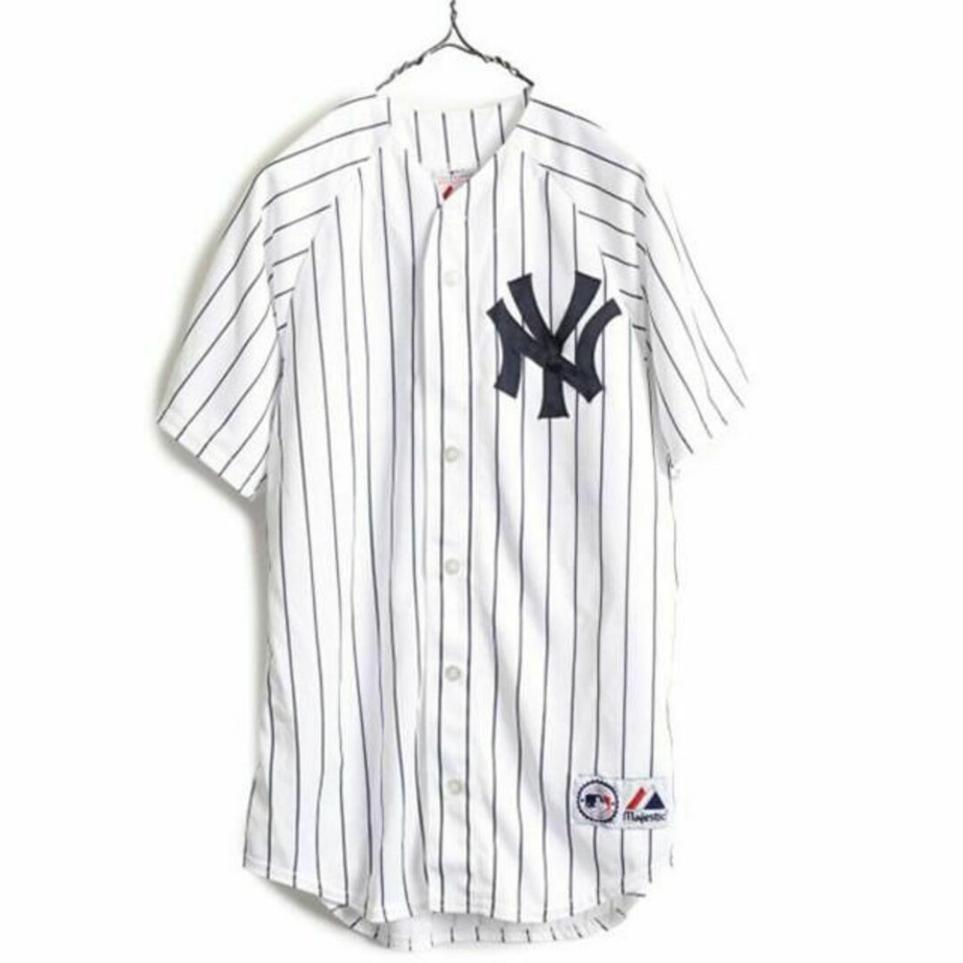 MLB Majestic ニューヨーク ヤンキース ベースボール シャツ S程の通販