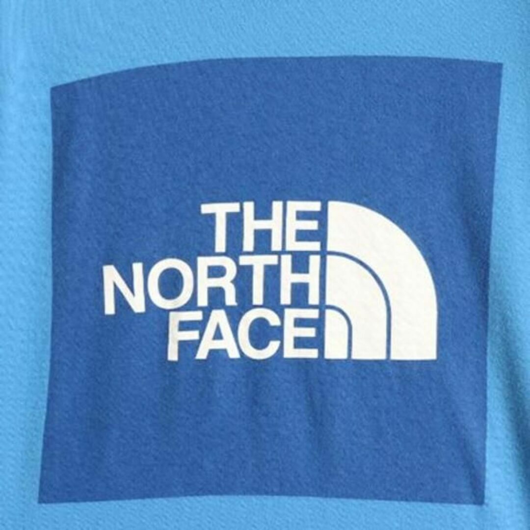 THE NORTH FACE(ザノースフェイス)のノースフェイス 両面 プリント 長袖 Tシャツ M アウトドア ロンT ブルー メンズのトップス(Tシャツ/カットソー(七分/長袖))の商品写真