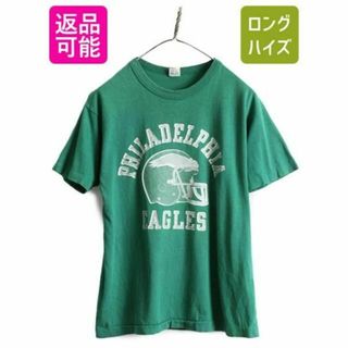 チャンピオン(Champion)の80s USA製 チャンピオン NFL イーグルス プリント 半袖 Tシャツ L(Tシャツ/カットソー(半袖/袖なし))