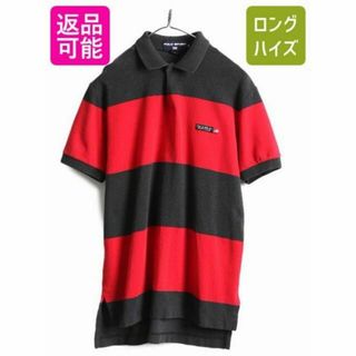 ラルフローレン(Ralph Lauren)の90s ポロスポーツ ラルフローレン ボーダー 半袖 ポロシャツ M 2トーン(ポロシャツ)