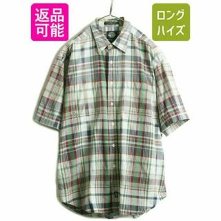 リーバイス(Levi's)の90s ドッカーズ リーバイス チェック 半袖シャツ L ポケット付き オールド(シャツ)