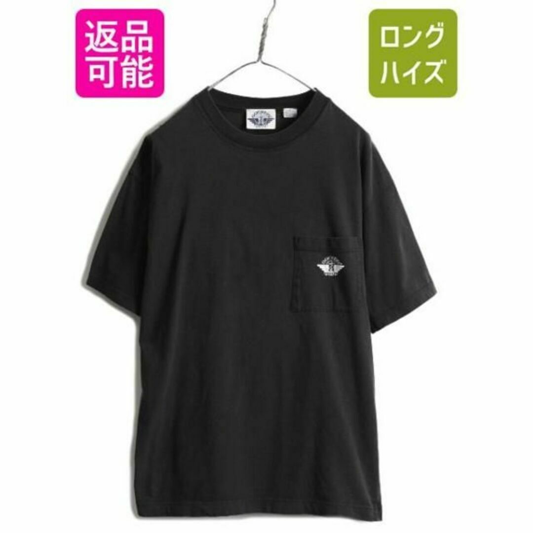 Levi's(リーバイス)の90s USA製 ドッカーズ リーバイス ポケット付き 半袖 Tシャツ L 黒 メンズのトップス(Tシャツ/カットソー(半袖/袖なし))の商品写真