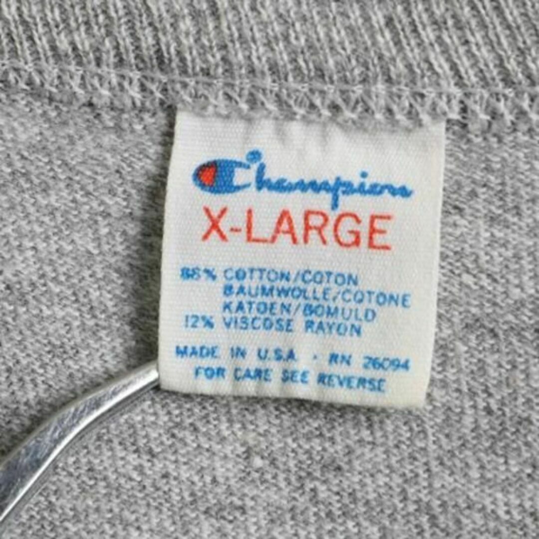 Champion(チャンピオン)の80s USA製 チャンピオン プリント Tシャツ XL ビンテージ 88 12 メンズのトップス(Tシャツ/カットソー(半袖/袖なし))の商品写真