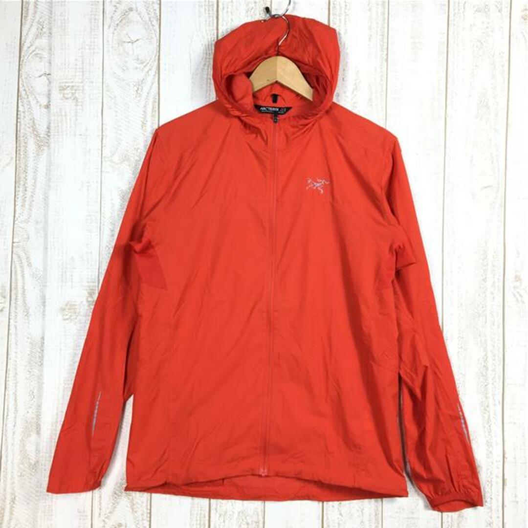 MENs M アークテリクス インセンド フーディ Incendo Hoody ウィンドシェル ジャケット ARCTERYX 16649 オレンジ系  | フリマアプリ ラクマ