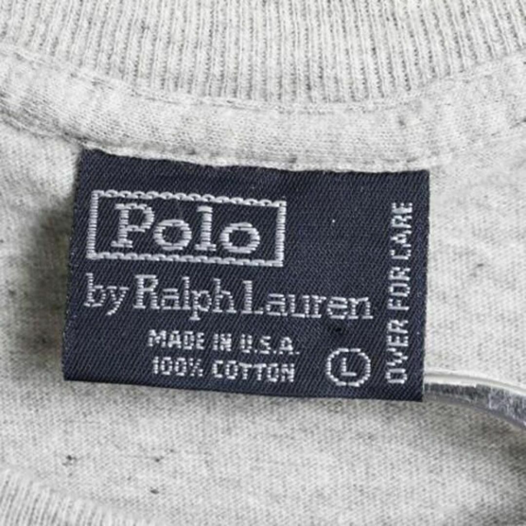 Ralph Lauren(ラルフローレン)の90s USA製 ポロ ラルフローレン ポロベアー プリント 半袖 Tシャツ L メンズのトップス(Tシャツ/カットソー(半袖/袖なし))の商品写真