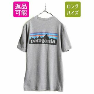 パタゴニア(patagonia)のパタゴニア プリント 半袖 Tシャツ XS 灰 アウトドア フィッツロイ P-6(Tシャツ/カットソー(半袖/袖なし))