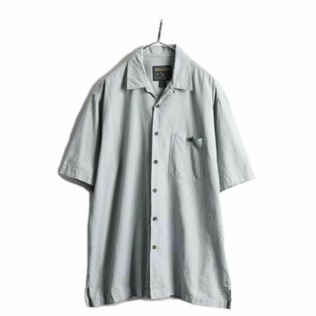 WOOLRICH(ウールリッチ)の90s ウールリッチ チェック ループ留め 半袖 オープンカラーシャツ L 開襟 メンズのトップス(シャツ)の商品写真
