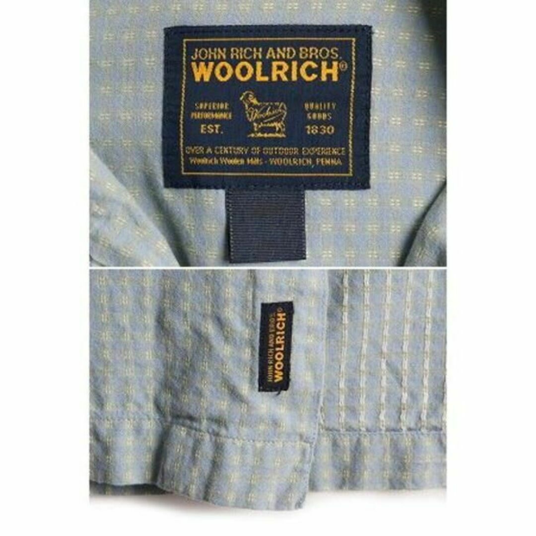 WOOLRICH(ウールリッチ)の90s ウールリッチ チェック ループ留め 半袖 オープンカラーシャツ L 開襟 メンズのトップス(シャツ)の商品写真