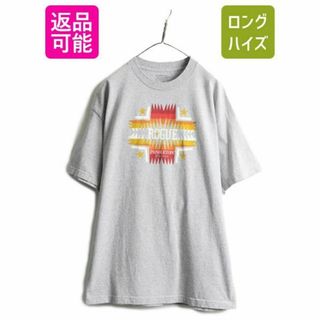 ペンドルトン(PENDLETON)のペンドルトン ネイティブ プリントTシャツ L 企業 ビール ヘビーウェイト 灰(Tシャツ/カットソー(半袖/袖なし))