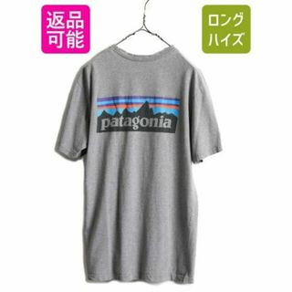 パタゴニア(patagonia)のパタゴニア プリント 半袖 Tシャツ M アウトドア フィッツロイ ボックスロゴ(Tシャツ/カットソー(半袖/袖なし))