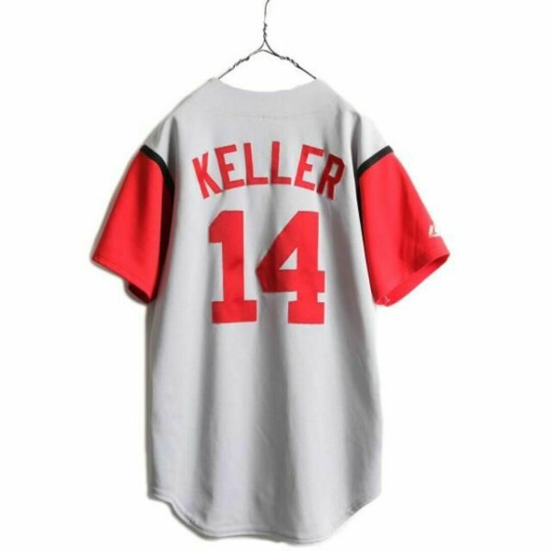 MLB オフィシャル Majestic レッズ ベースボール シャツ M MLB オフィシャル Majestic レッズ ベースボール シャツ M
