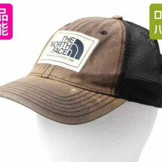 ザノースフェイス(THE NORTH FACE)のビンテージ加工 ノースフェイス ボックスロゴ トラッカーハット メッシュキャップ(キャップ)