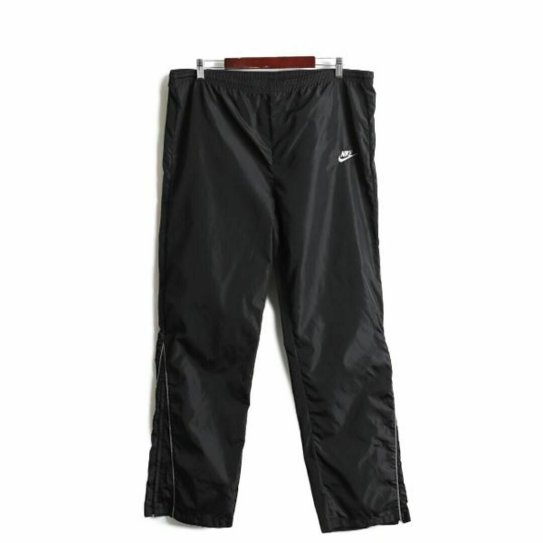 NIKE - 80s 紺タグ ビンテージ ナイキ ナイロン パンツ L 黒 ス NIKE - 80s 紺タグ ビンテージ ナイキ ナイロン パンツ L 黒 ス