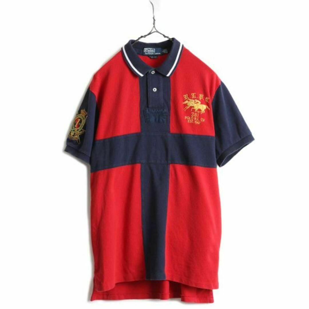 Ralph Lauren(ラルフローレン)のダブルポニー ポロ ラルフローレン 鹿の子 半袖ポロシャツ L カスタムフィット メンズのトップス(ポロシャツ)の商品写真