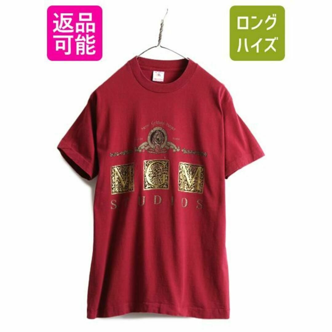 90s USA製 企業 プリント Tシャツ M アニマル イラスト MGM 映画メンズ