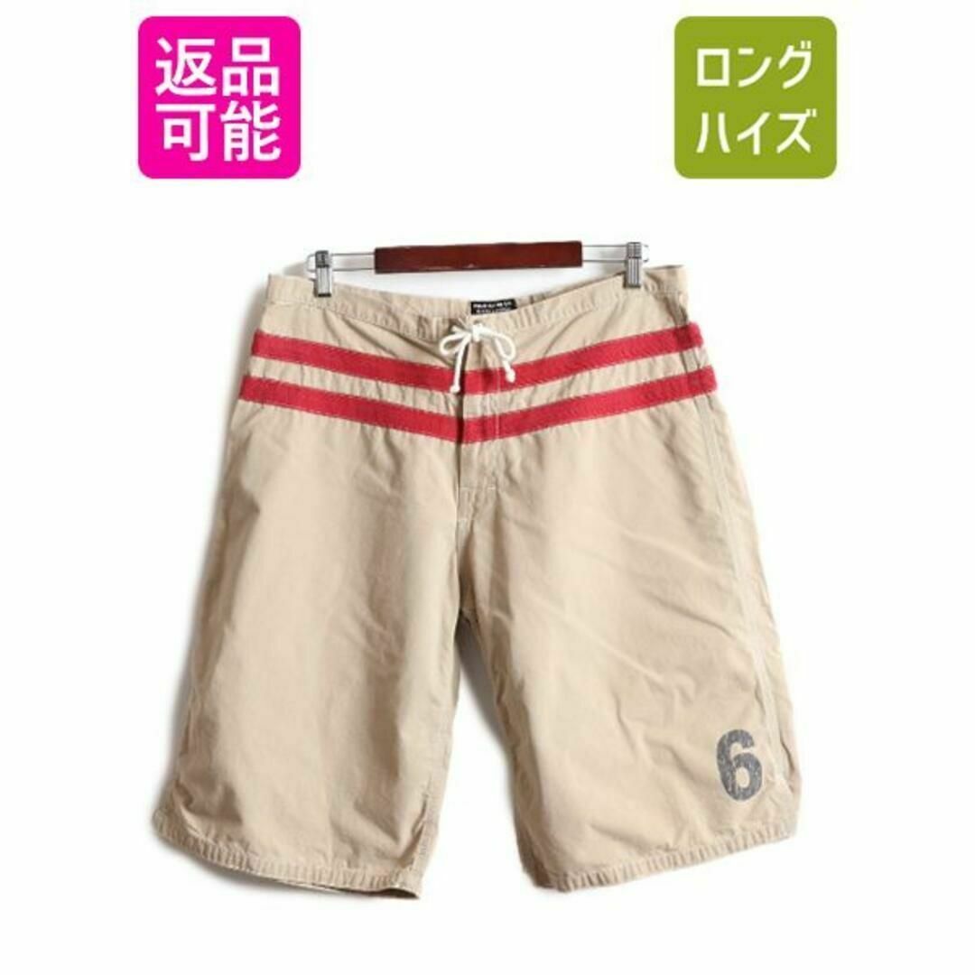 Ralph Lauren(ラルフローレン)のポロ ラルフローレン ボーダー コットン ショートパンツ L ショーツ 短パン メンズのパンツ(ショートパンツ)の商品写真