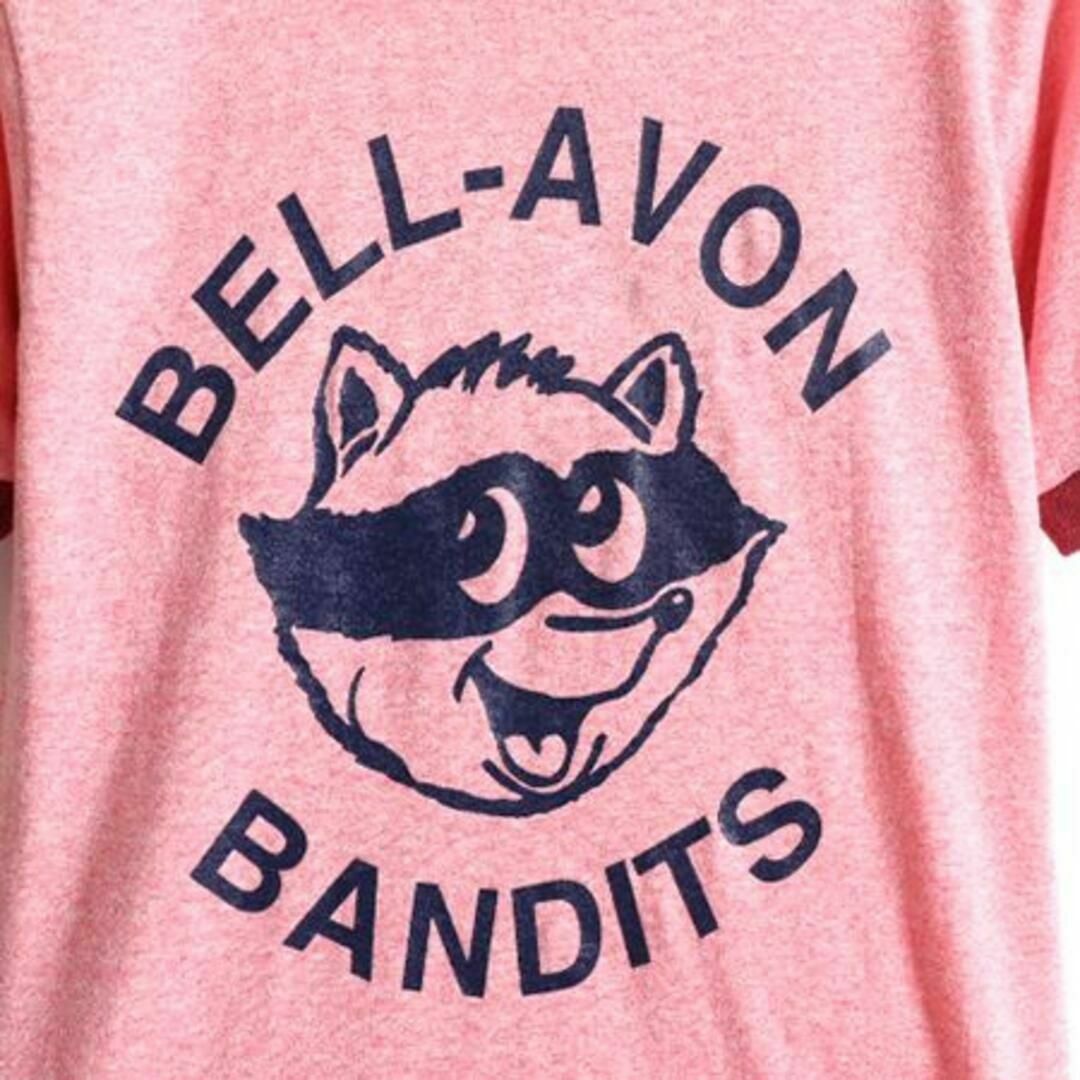 70s タウンクラフト プリント リンガーTシャツ S ビンテージ 70s タウンクラフト プリント リンガーTシャツ S ビンテージ