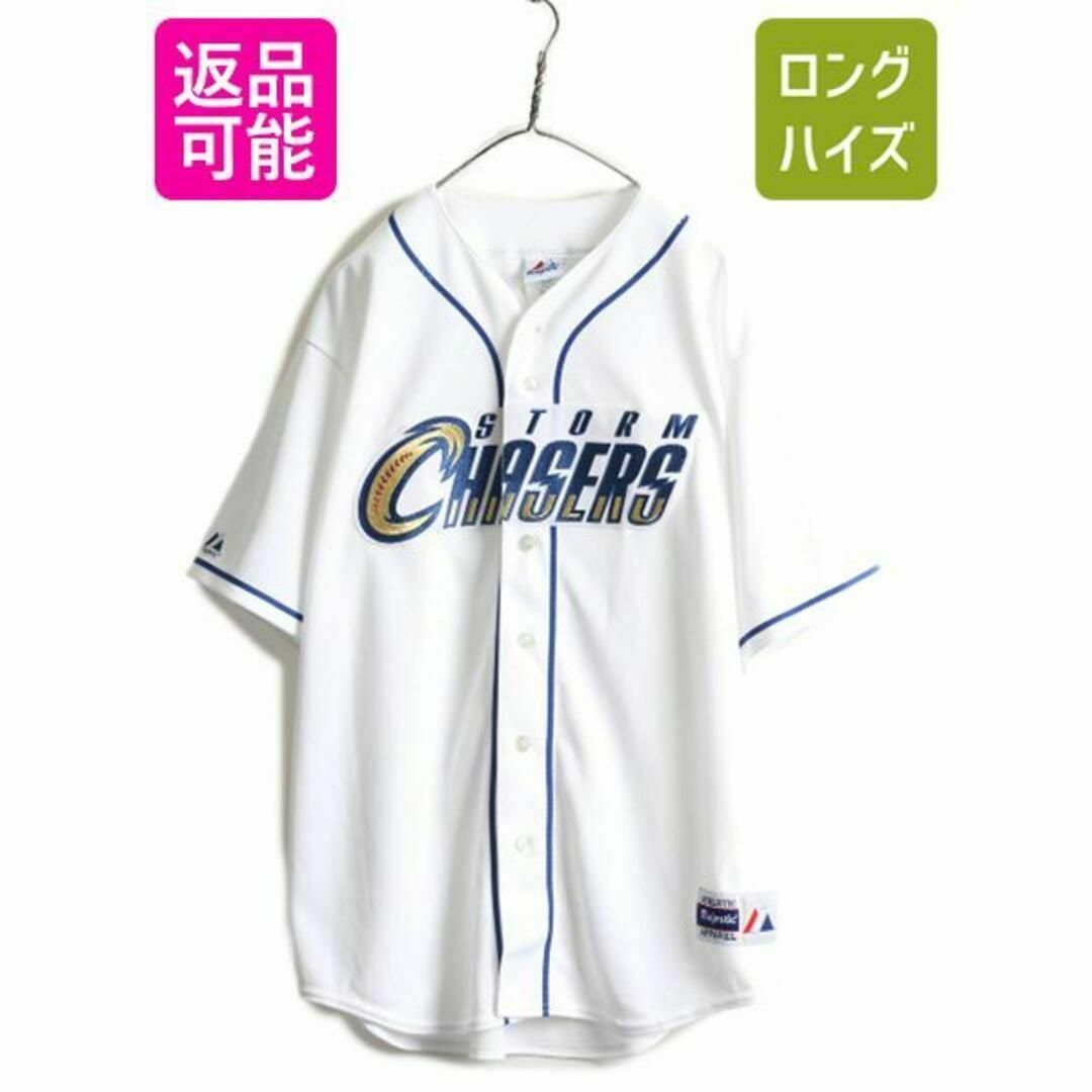 新品 USA製 MLB Majestic チェイサーズ ベースボールシャツ XL