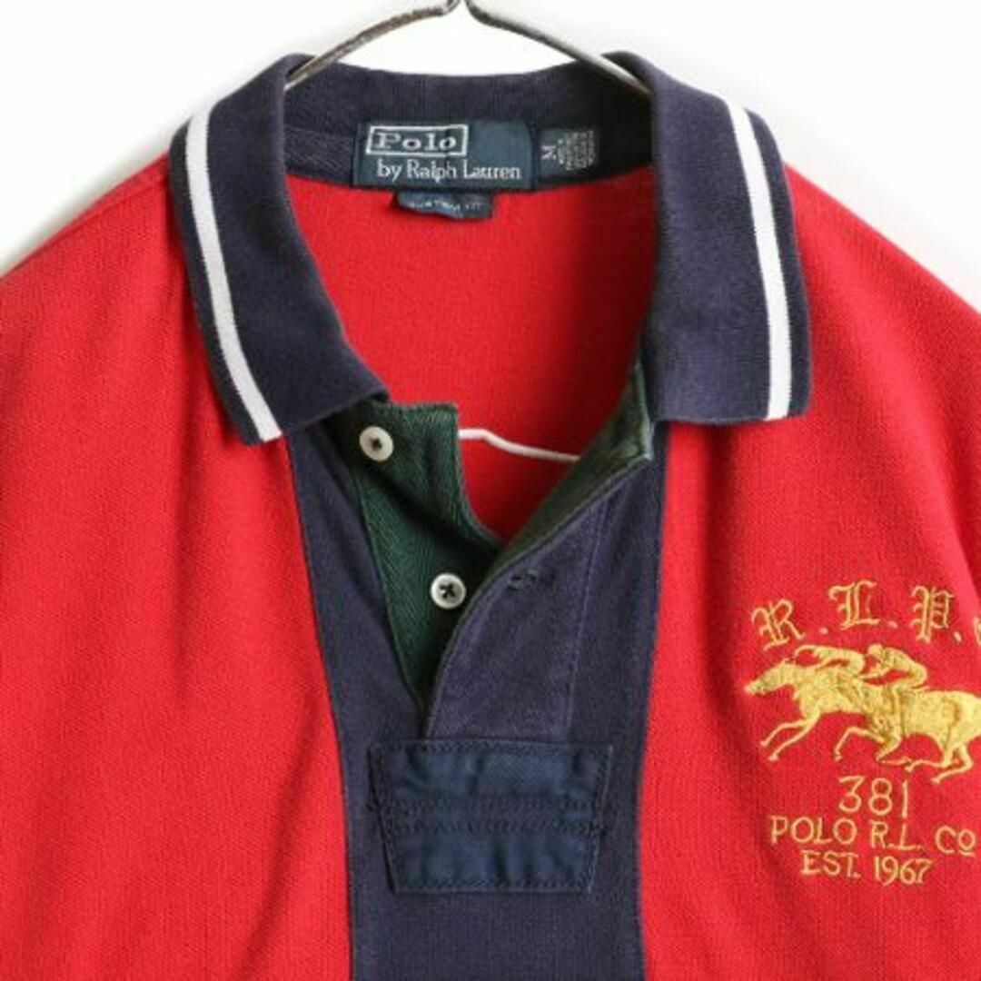 Ralph Lauren(ラルフローレン)のダブルポニー ポロ ラルフローレン 鹿の子 半袖ポロシャツ M カスタムフィット メンズのトップス(ポロシャツ)の商品写真