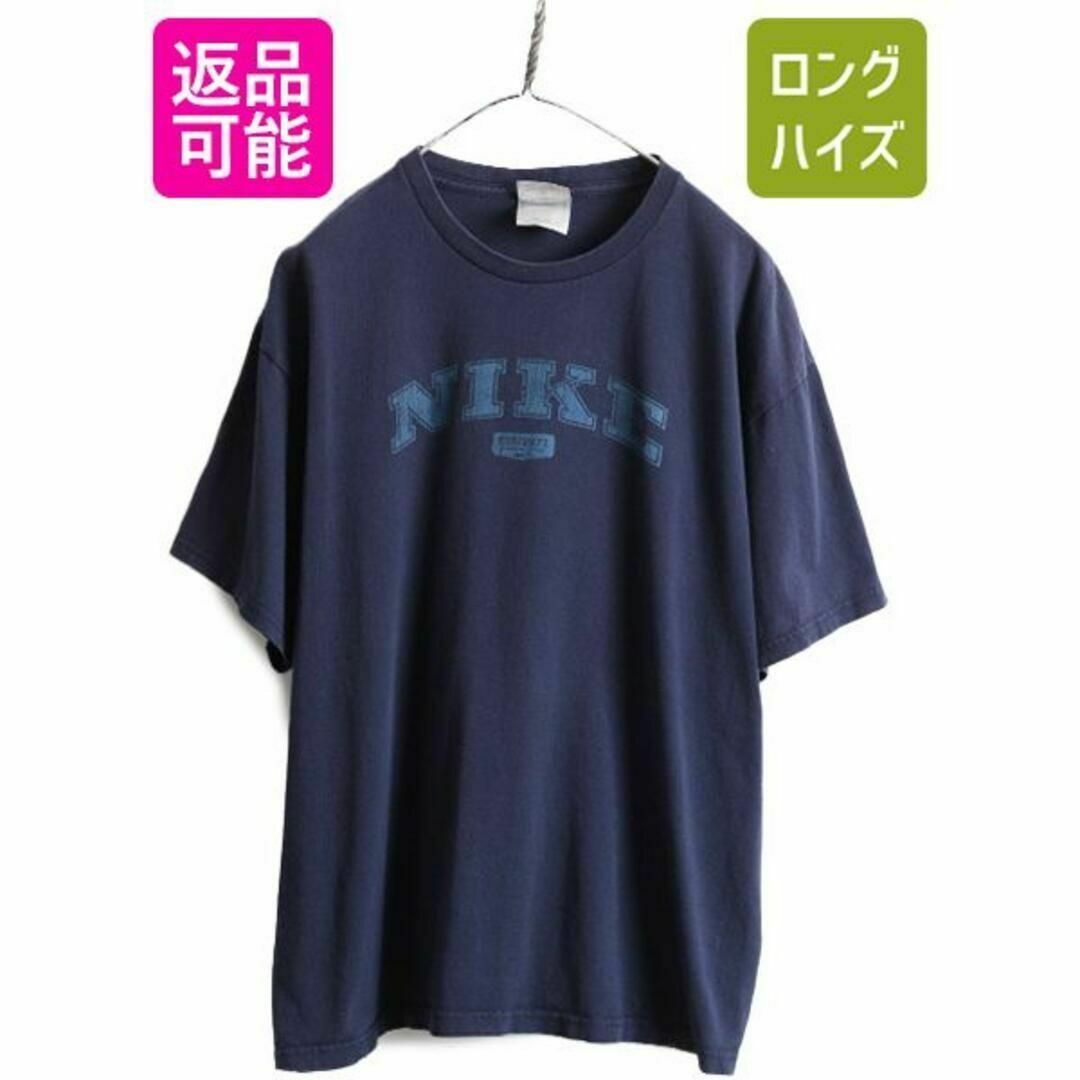 メンズ00s ナイキ ロゴ プリント Tシャツ L ヘビーウェイト ビッグシルエット