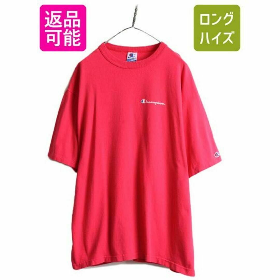 Champion(チャンピオン)の90s USA製 チャンピオン 100% コットン プリント Tシャツ XL  メンズのトップス(Tシャツ/カットソー(半袖/袖なし))の商品写真