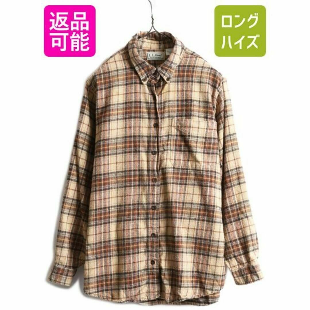 最新情報 L.L.Bean - ボタンダウン チェック エルエルビーン USA製 80s 女性用