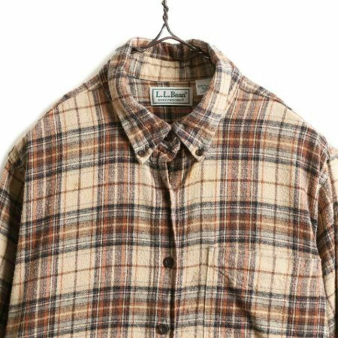 印象のデザイン - L.L.Bean 80s ボタンダウン チェック エルエルビーン USA製 女性用