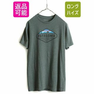 パタゴニア(patagonia)のパタゴニア プリント Tシャツ M アウトドア イラスト グラフィック アート(Tシャツ/カットソー(半袖/袖なし))