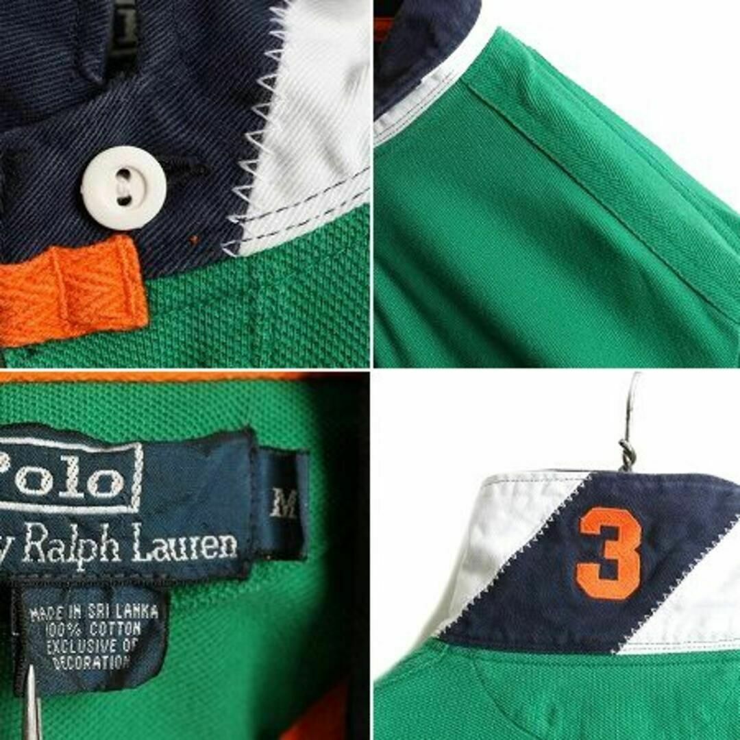 Ralph Lauren(ラルフローレン)のビッグポニー ポロ ラルフローレン 鹿の子 半袖ポロシャツ M 緑 ラガータイプ メンズのトップス(ポロシャツ)の商品写真