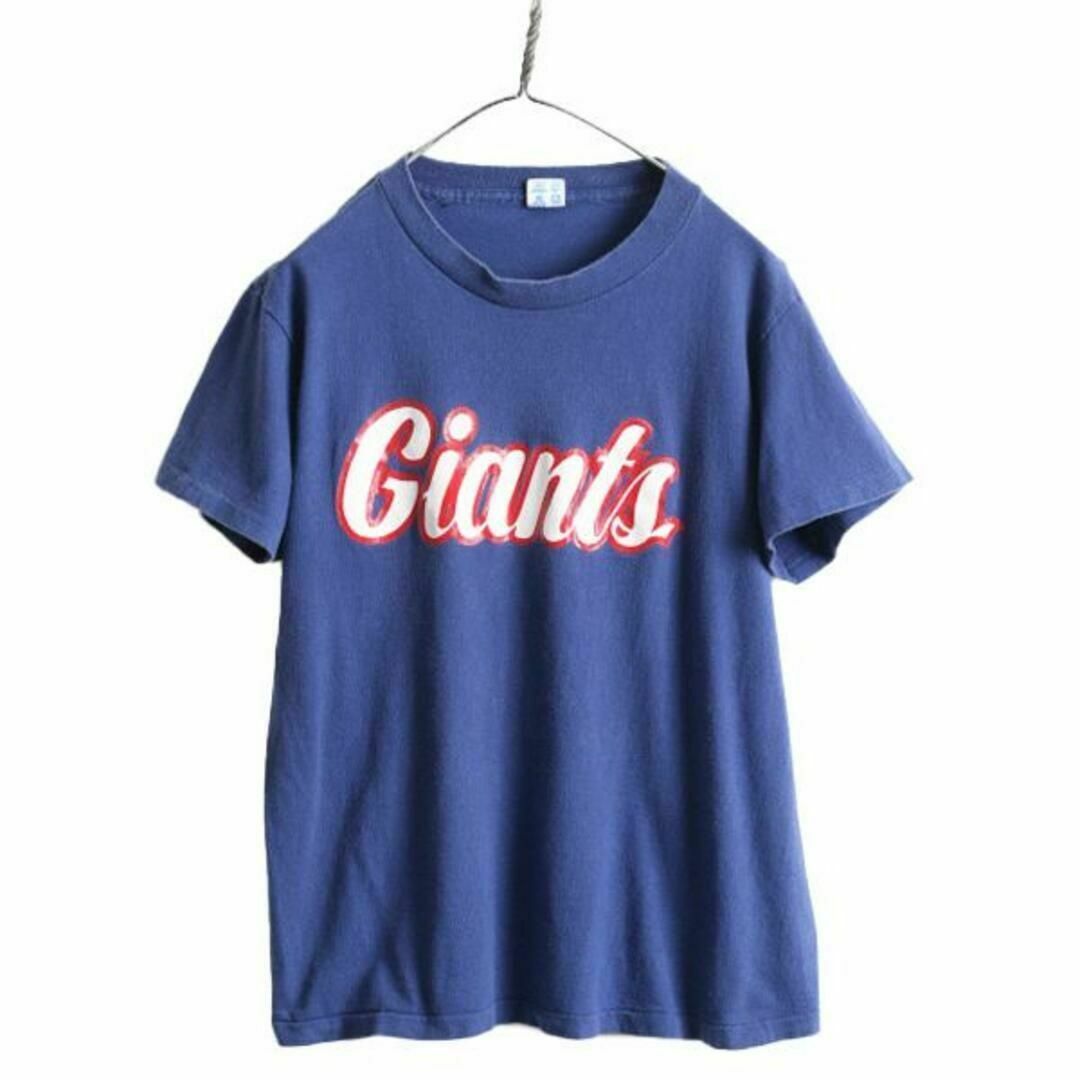 Champion(チャンピオン)の80s USA製 チャンピオン NFL ジャイアンツ プリント Tシャツ L  メンズのトップス(Tシャツ/カットソー(半袖/袖なし))の商品写真