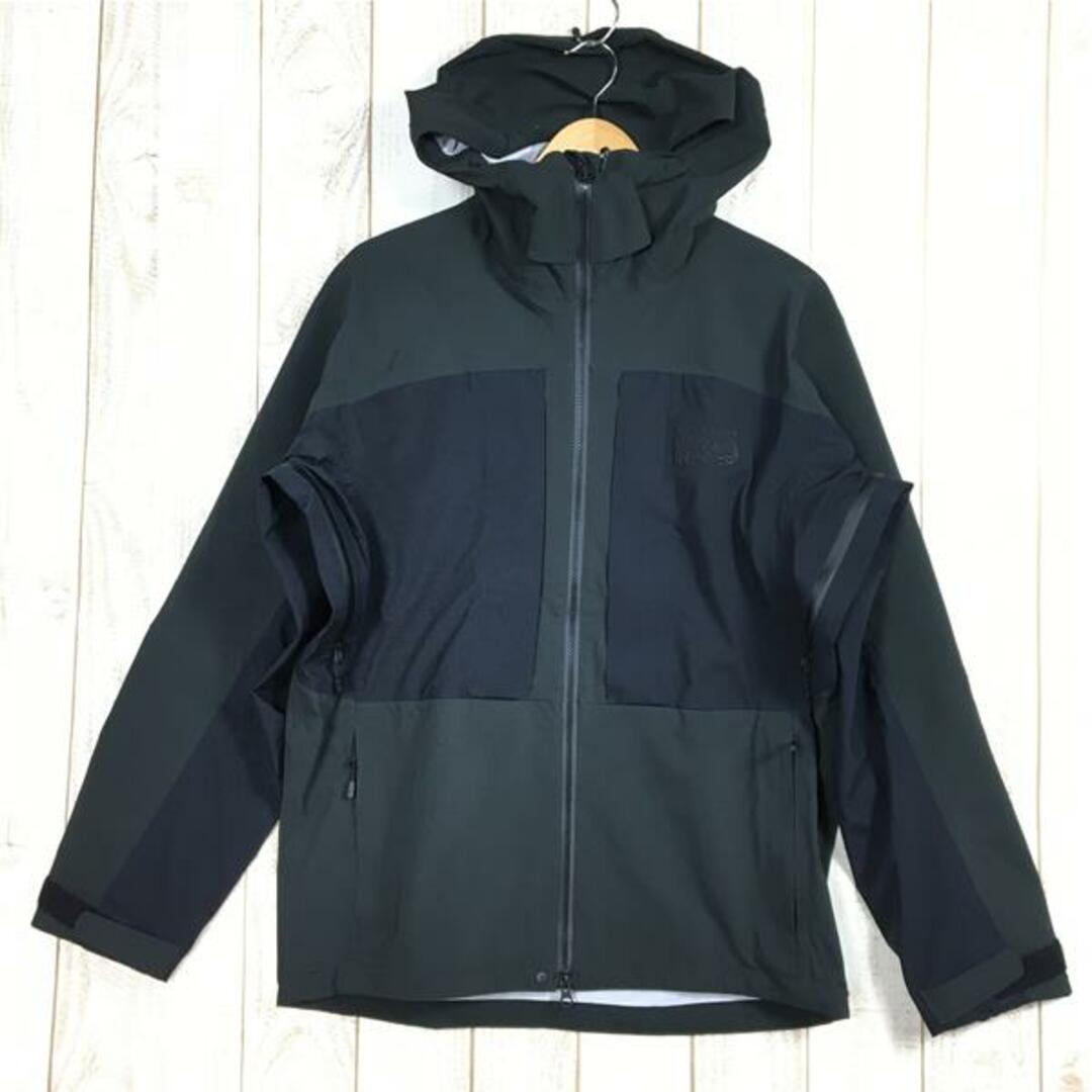 MENs M マウンテンハードウェア スノー ストーム ジャケット Snow Storm Jacket DryQ ハードシェル フーディ  マルチパーパス アルパイン バックカントリー スキー スノーボード MOUNTAIN HARDWEAR OE0133 ブラック系 | フリマアプリ  ラクマ