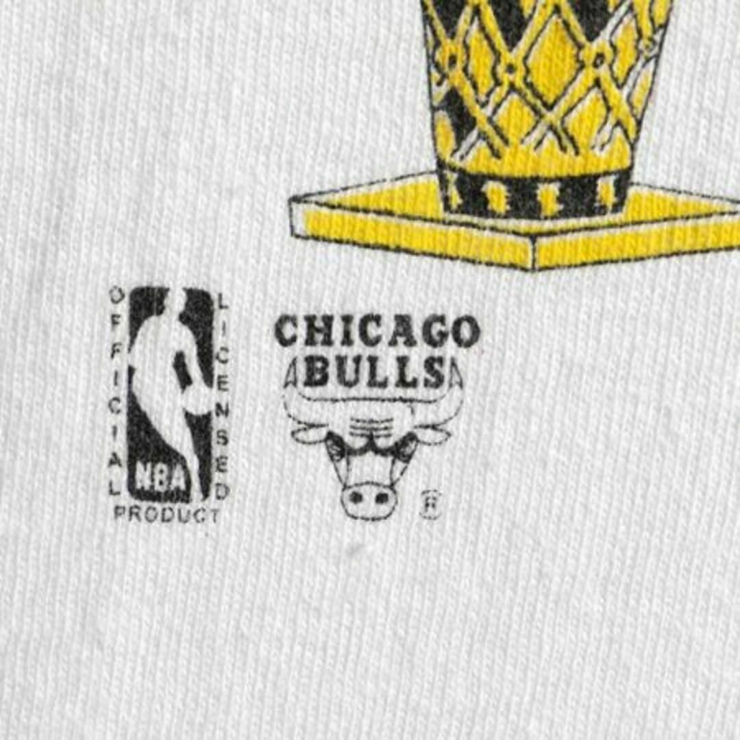 90s USA製 NBA ブルズ Tシャツ M ジョーダン 当時物 オフィシャル メンズのトップス(Tシャツ/カットソー(半袖/袖なし))の商品写真